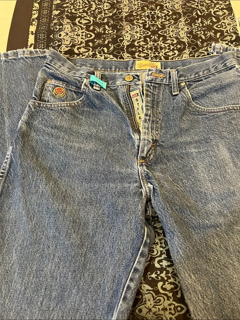 Wrangler 20X Relaxed Fit Men’s Light Blue Jeans